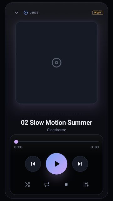 The player on Android